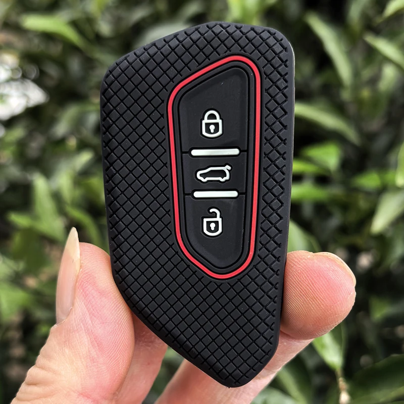 غطاء حافظة مفاتيح السيارة فوب لشركة فولكس فاجن فولكس فاجن/جولف 8 MK8 ID.3 ID.4 /Cupra/Skoda/Octavia A8/SEAT/Leon MK4 2020 2021/Formentor/Tarraco #6