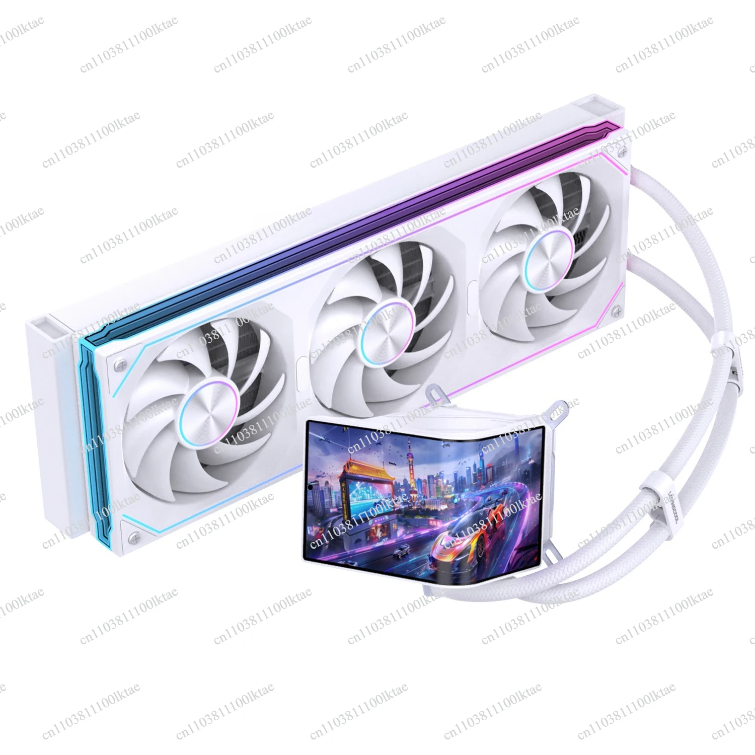 

Curved Screen Water-cooled Radiator Animation RGB360 Naked Eye 3DCPU