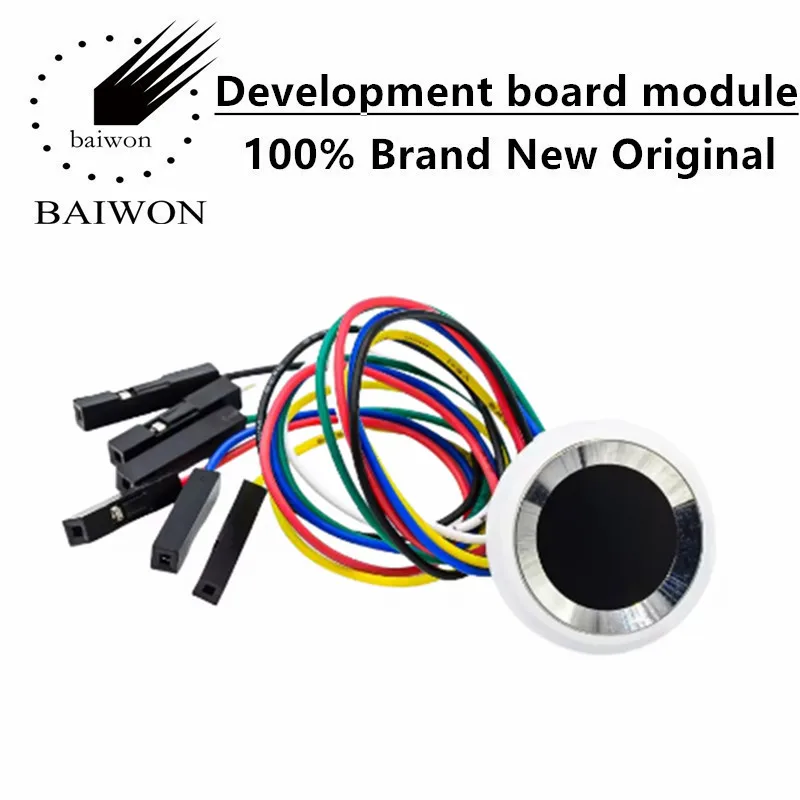 SFM-V1.7 Integrated Semiconductor Circular Capacitive Fingerprint Sensor Module UART Communication
