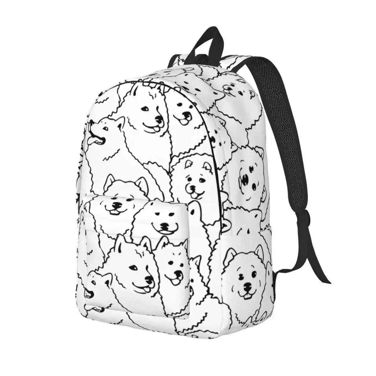 Cute Samoyed Dog Backpack for Boy Girl Kids Student School Bookbag Daypack Preschool Primary Bag Gift