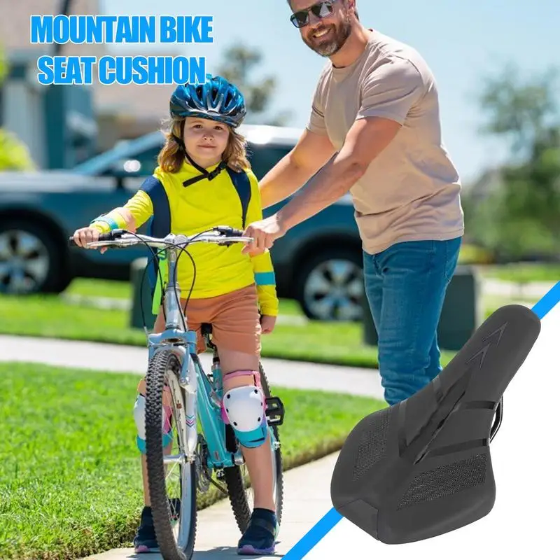 

Kids Bike Seat Comfortable Bicycle Saddle Cushion Water-Resistant Seat Cushion For Mountain Road Bike