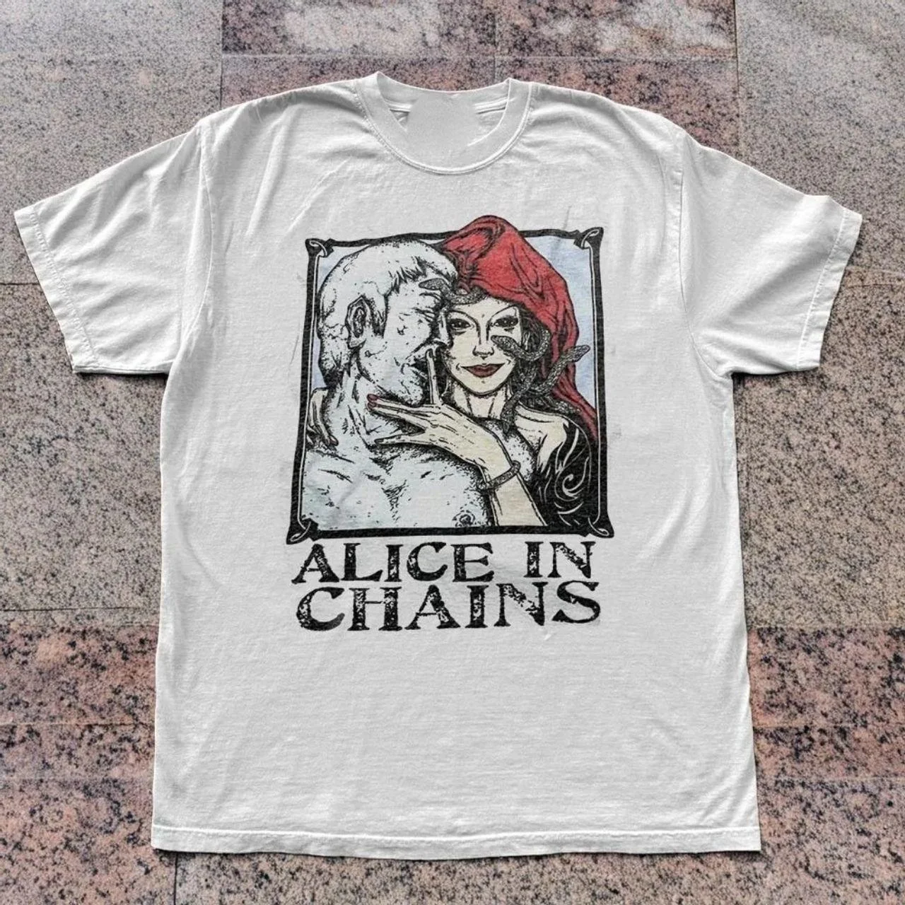 Rock Band Alice in Chains Jar of Flies Album Graphic T-shirt Men's Women Gothic Punk Pop Music Streetwear Male Fashion T Shirts