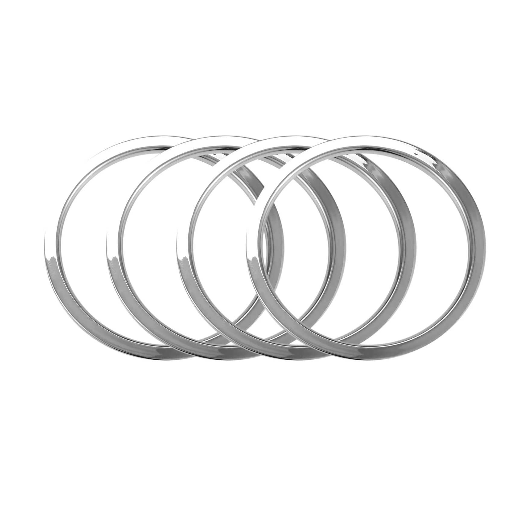 Chrome Forma Anel Speaker Car Adesivo, Interior Frame Speaker Cover, Auto Peças, Nissan Qashqai J11 2014-2018