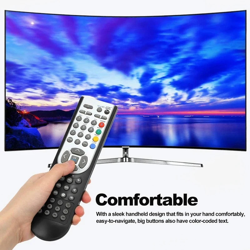 Hot TTKK RC1900 Remote Control For OKI Hitachi Alba Luxor Grundig Vestel Telefunken Bush Techwood Flinlux Akai Nevir Sanyo TV