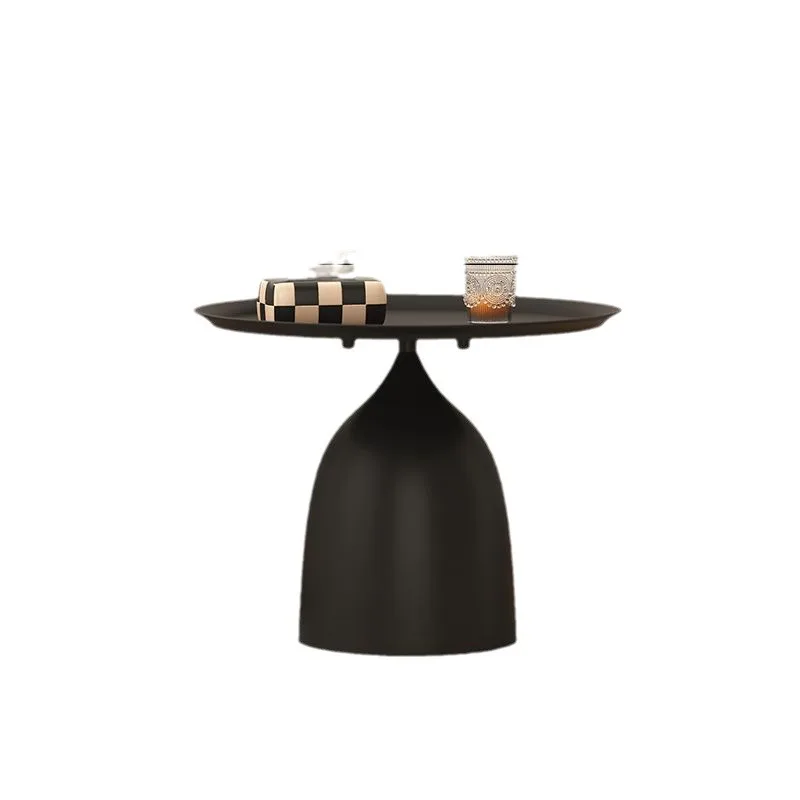 

Маленький круглый столик, диван для гостиной, небольшой кофейный светильник, роскошный кофейный черный круглый столик