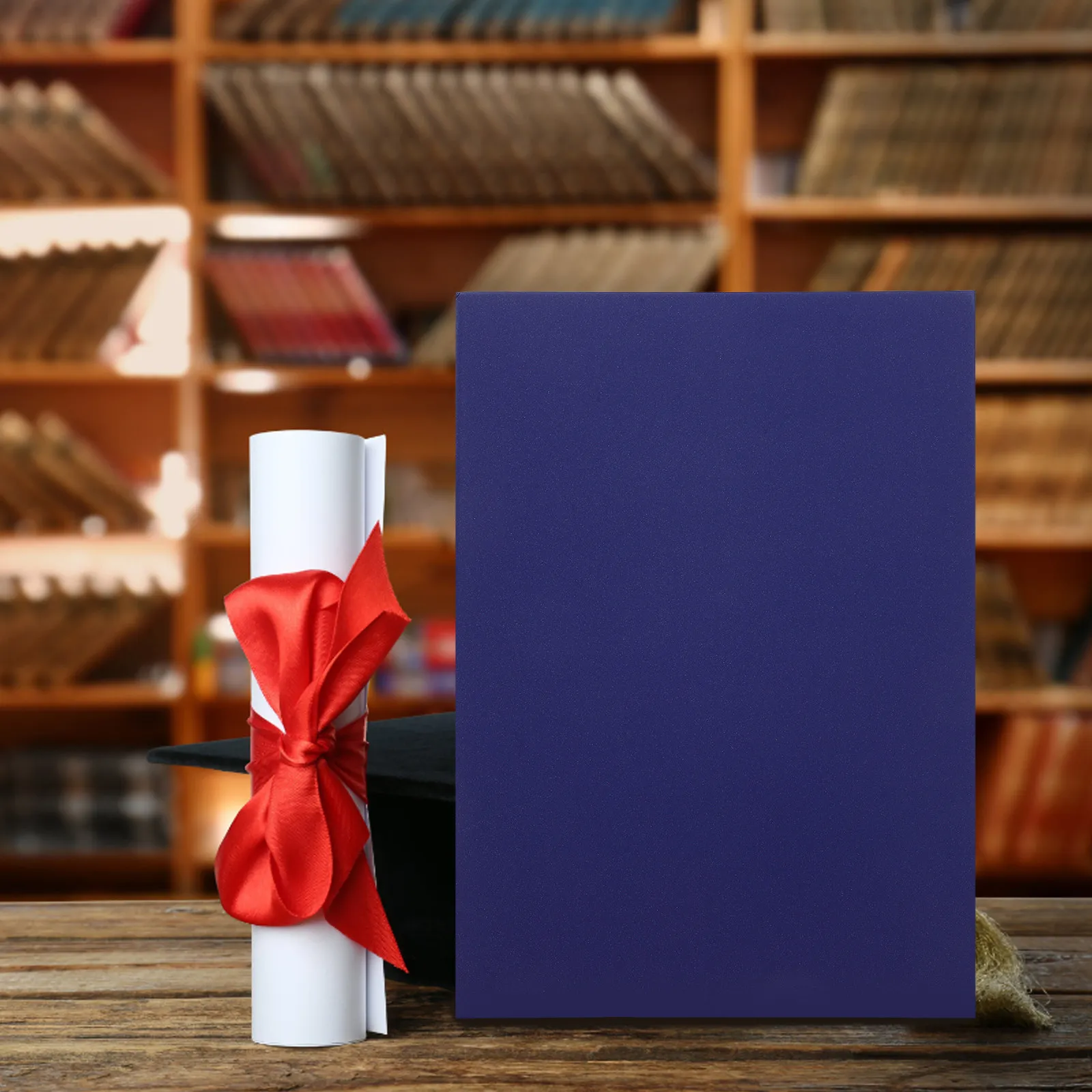 

Elegant Paper Certificate Cover Diploma Holder Award Recognition Protector Storage Folder Certificate Paper Folder