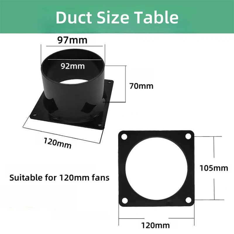 Moxibustion USB smoke exhaust fan household small 4-inch ventilation duct indoor smoking welding smoke exhaust fan