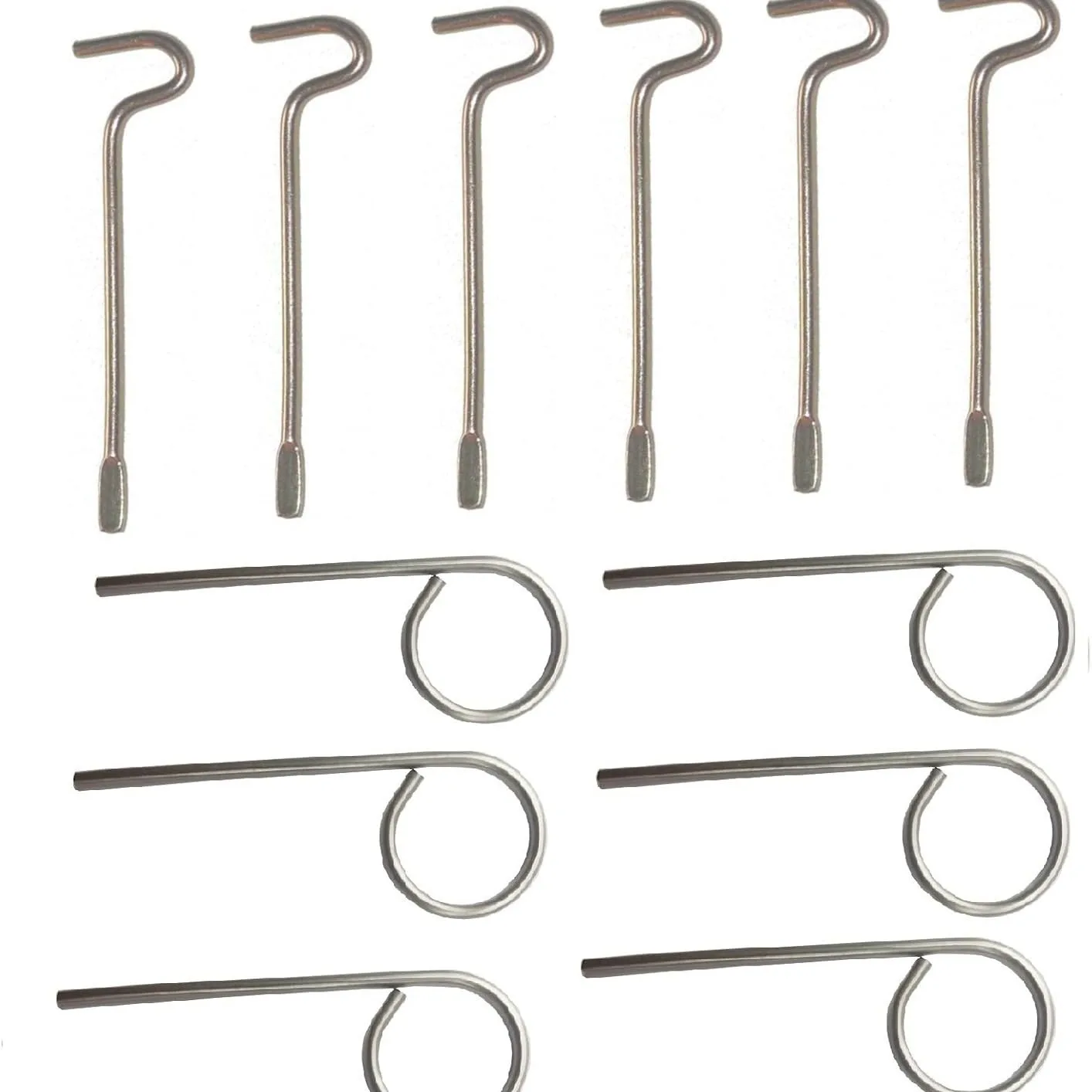 5 pieces Bedroom/Bathroom Door Emergency Keys Compatible with Kwikset Interior Levers and Knobs