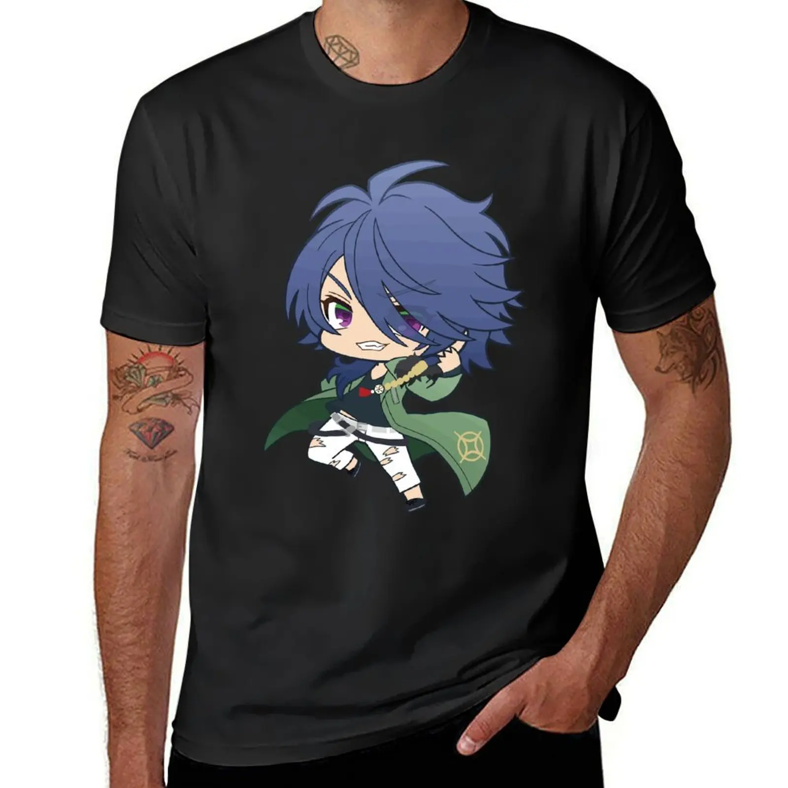 

Dice Chibi (Hypmic) T-Shirt oversizeds anime clothes funny gifts plus size tops t shirts men