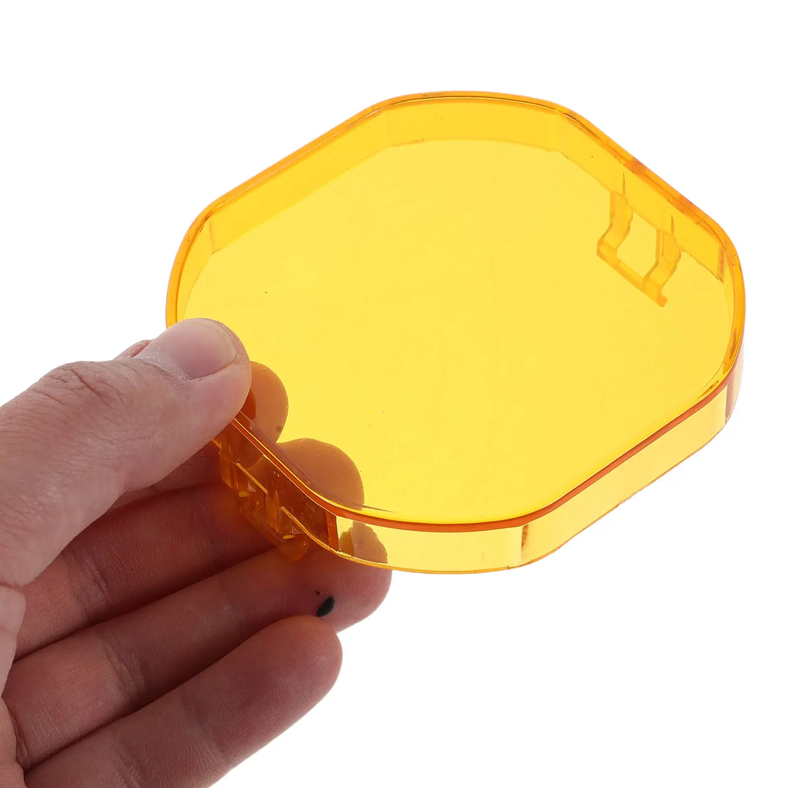 

5Pcs Protective Light Bar Covers Square Lens Shields Yellow 3x3 Cube Lights Offroad Plastic Pod Lamp Caps for Truck Suv Atv