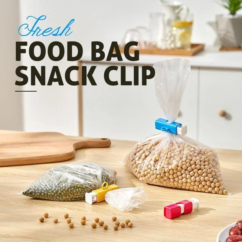 3Pcs Fresh Food Bag Snack Clip Portable Kitchen Storage Food Snack Seal Sealing Bag Clips Sealer Clamp Sealer Clamp Sealing Clip