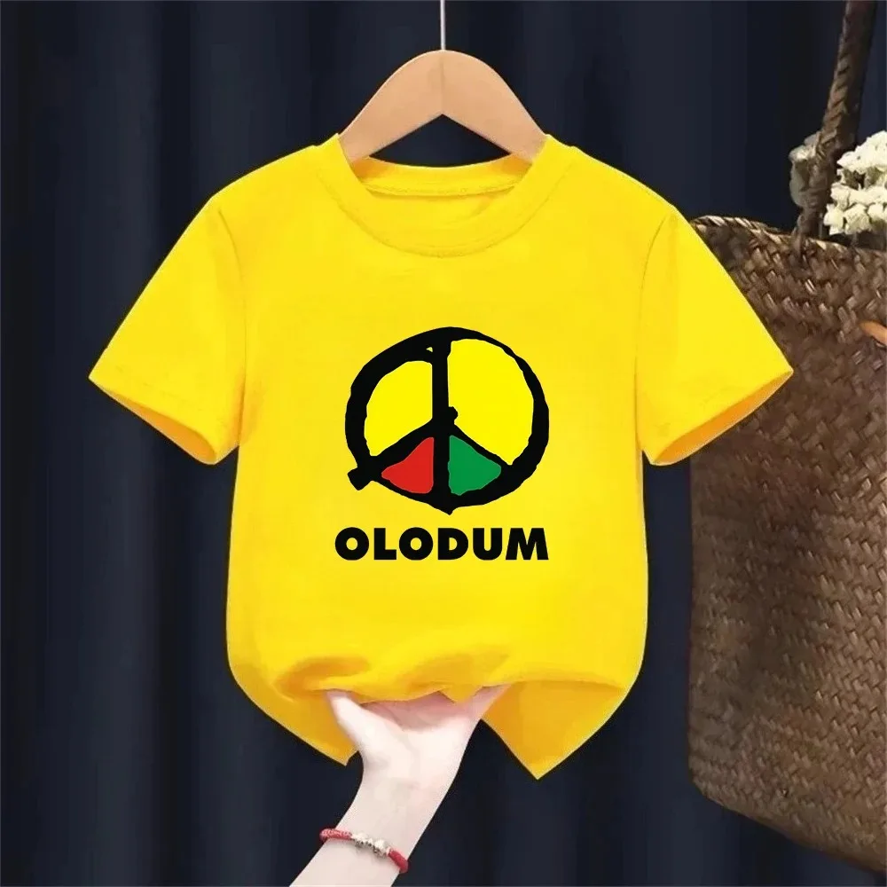 Rasta Color Peace Symbol T-Shirt for Fans of Reggae & Samba Music