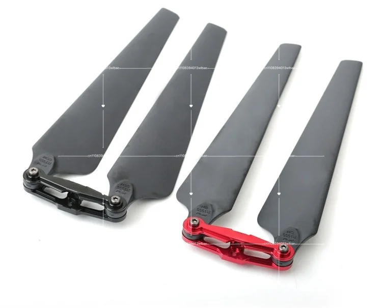 1555 Blade + Paddle Clamp (CW+CCW) Multi-axis Propeller Model Front and Back Blades