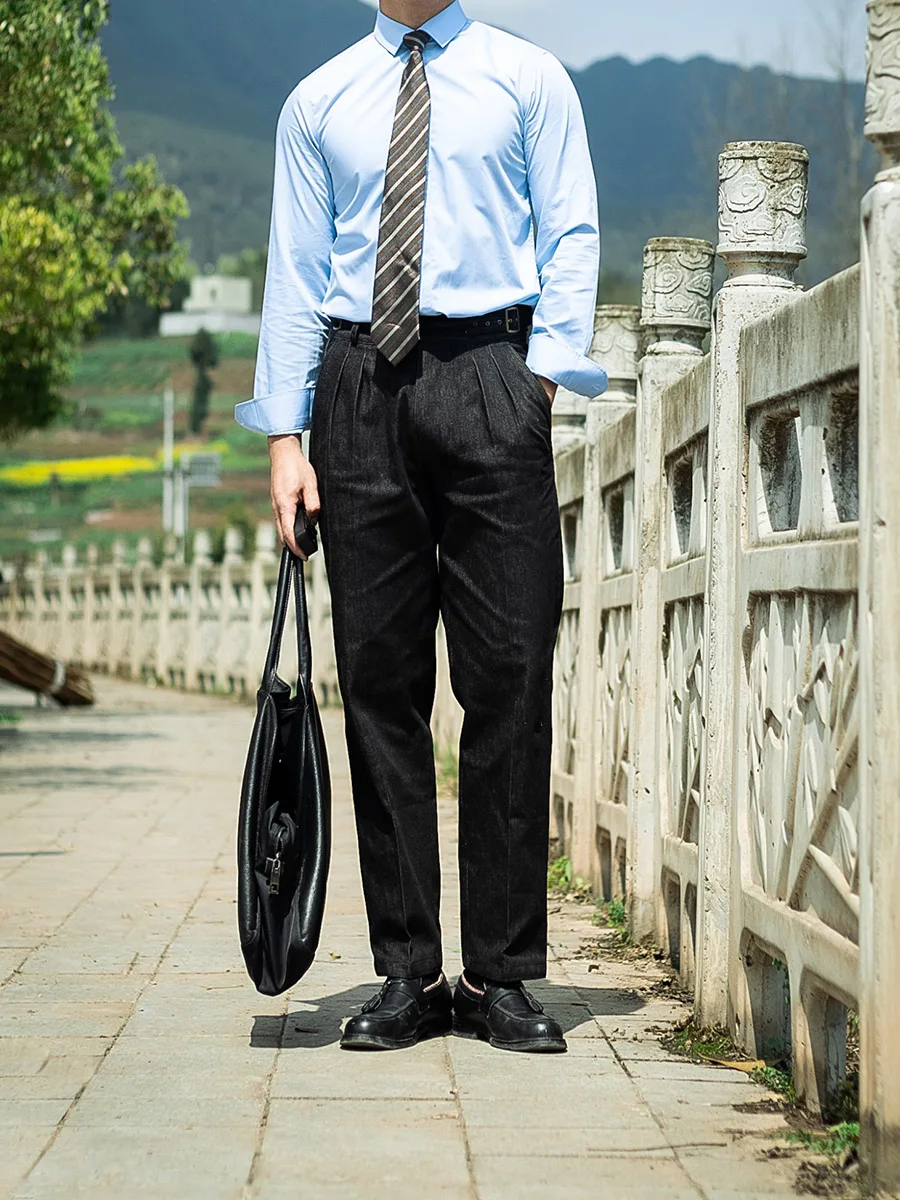 POT&CRAFTSMAN New American casual silhouette loose straight casual pants Squire jeans nine pants pants pants can be customized