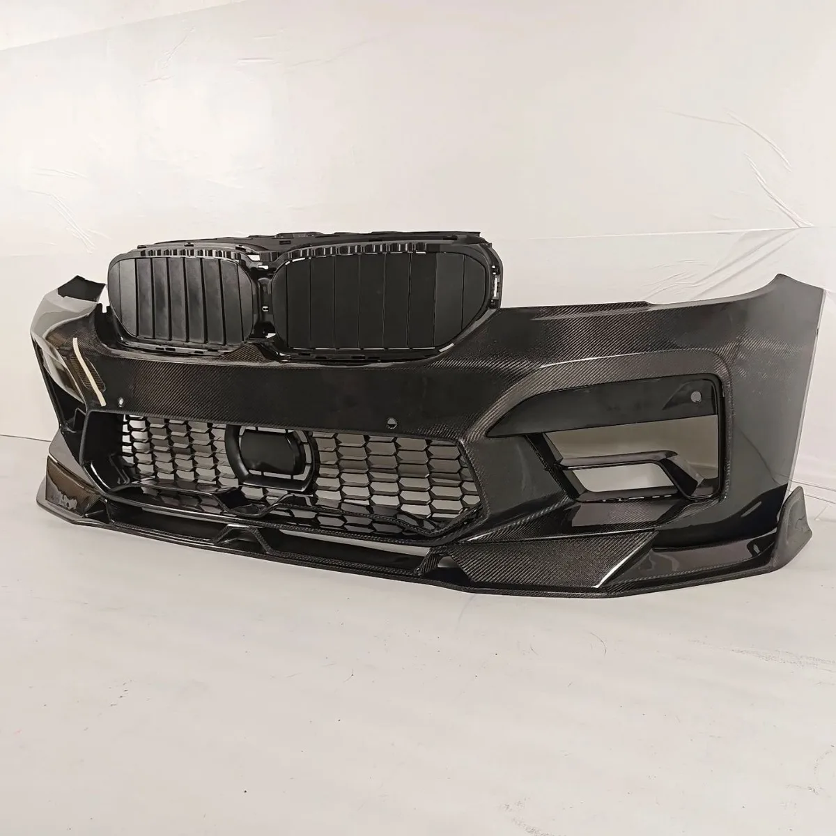 Carbon fiber wide body M5 front bar, can be matched with carbon fiber front lip
