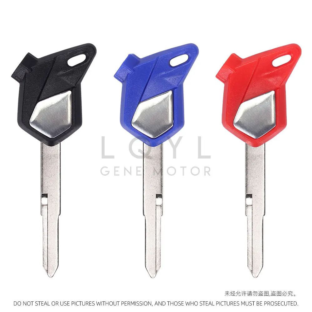 3Pcs Blank Key Motorcycle Replace Uncut Keys For HONDA Scooter Magnet Anti-theft lock PCX 125 SCR100 WH110 150 LEAD125 AirBlade