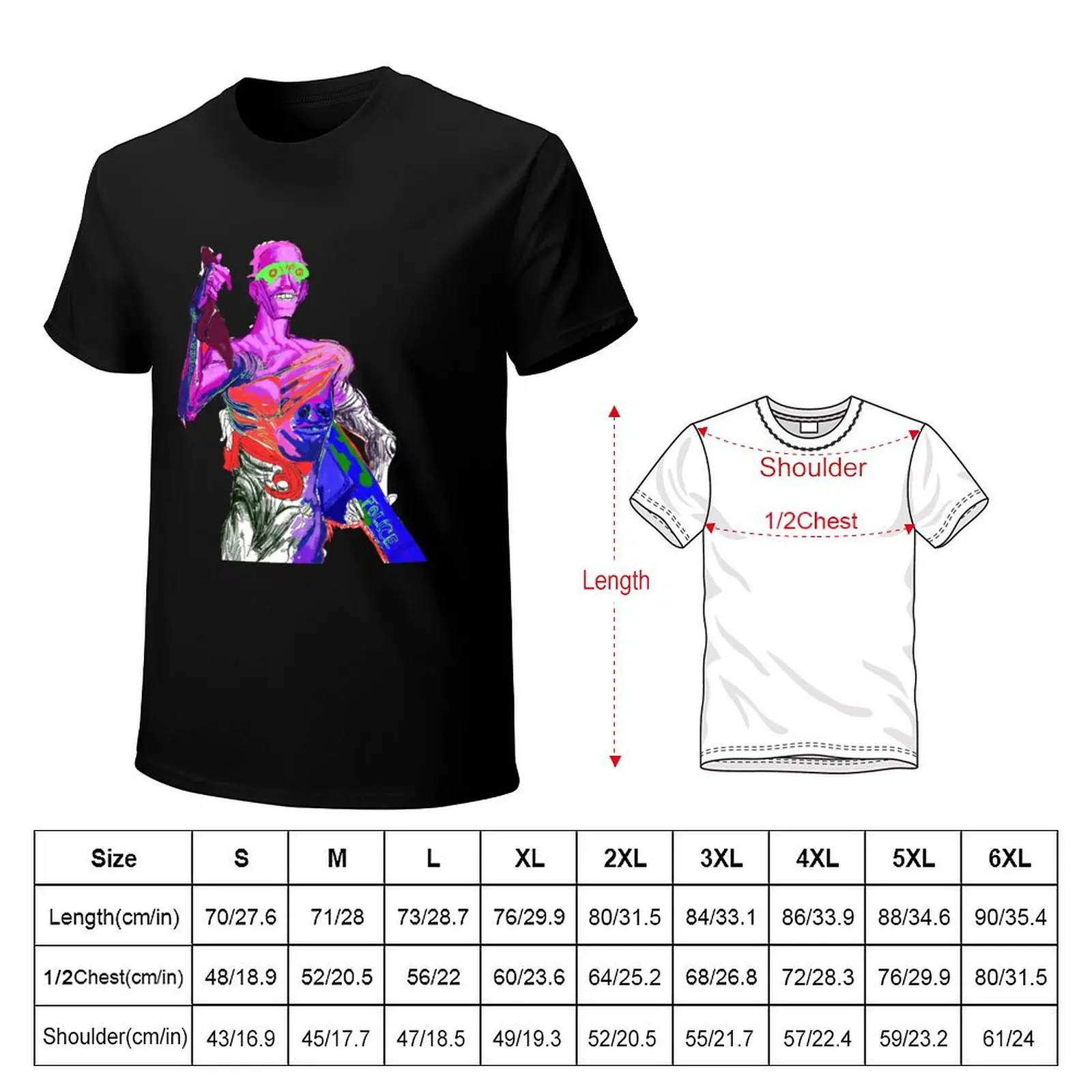 cruelty squad art T-Shirt Stylish Print Short Sleeve Tee
