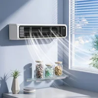 Ventilateur de climatisation personnel, ventilateur tour, 3600 mAh USB, 100 vitesses réglables, ventilateur électrique mural rafraîchissant 1