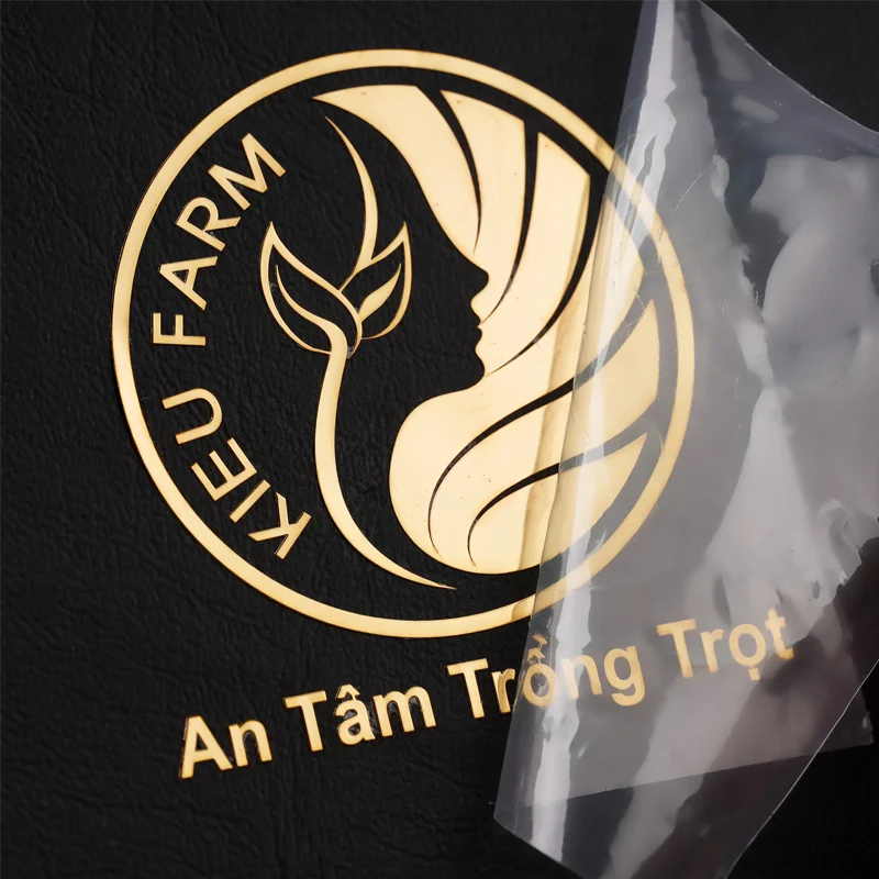 

100PCS customized transfer 3D UVDTF waterproof shiny gold and silver transfer stickers brand logo personalized wedding