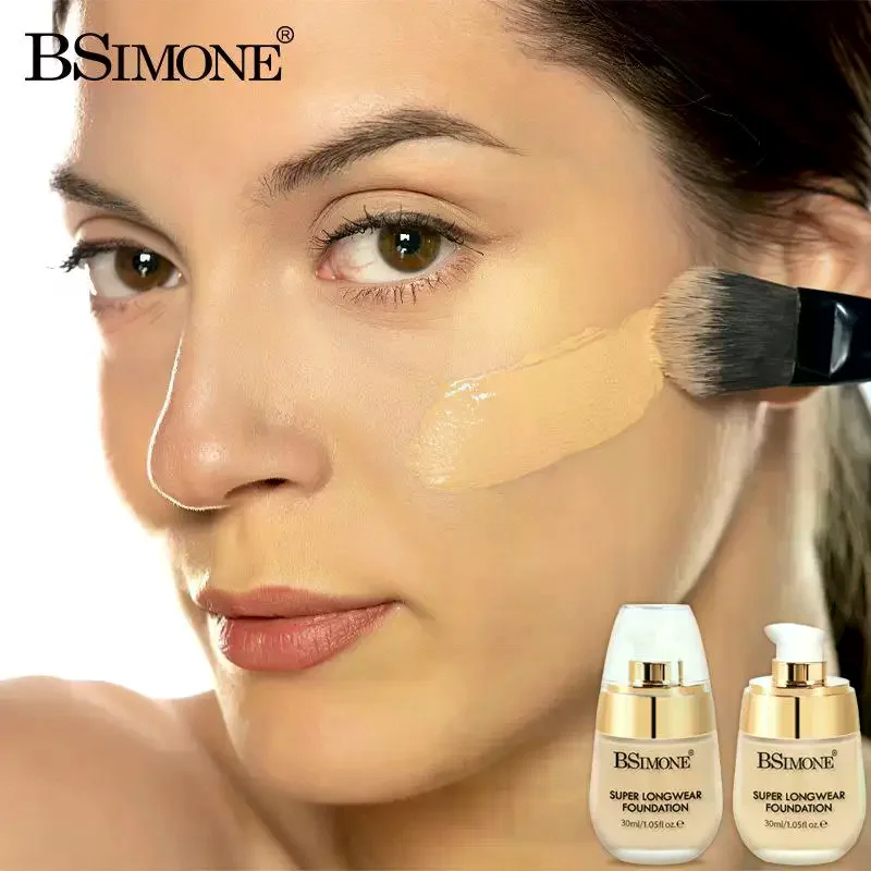 

Жидкая тональная основа BSIMONE, 30 мл, увлажняющая, стойкая, для лица, натуральное осветление, база под макияж