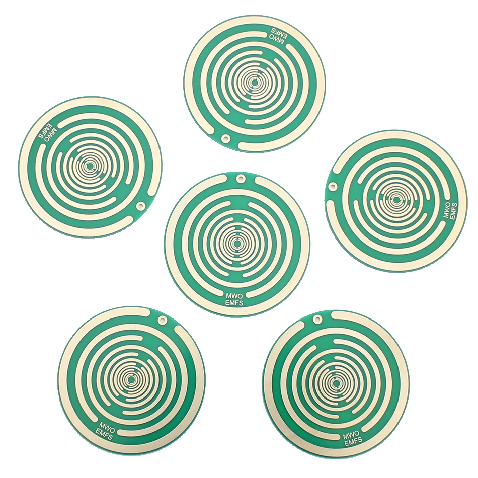 

Set of 5 Provide the Energy Disc Tesla Polarizing Disk Double-Sided Feng Shui Antenna Ornaments Awaken Self Repair Relieve Pain