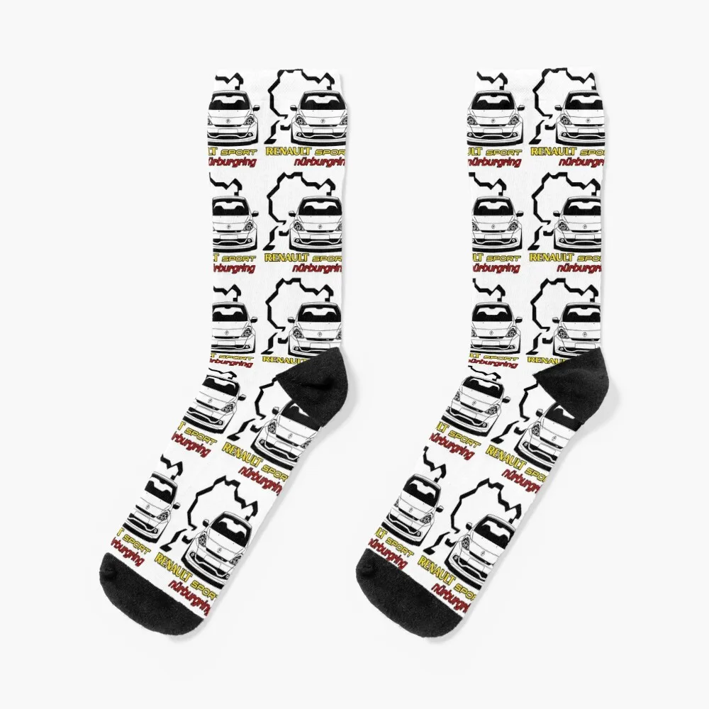 

Clio RS 3 black line nurburgring Socks Men's socks with print valentine gift ideas essential heated socks