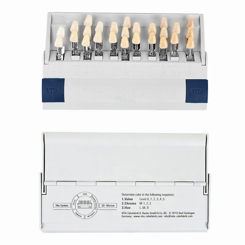 فيتا دليل الظل للأسنان الكلاسيكي 16 لون فيتا ثلاثية الأبعاد ماستر مختبر الأسنان التبييض الظل دليل 29 لون نموذج الأسنان لوحة الألوان #3