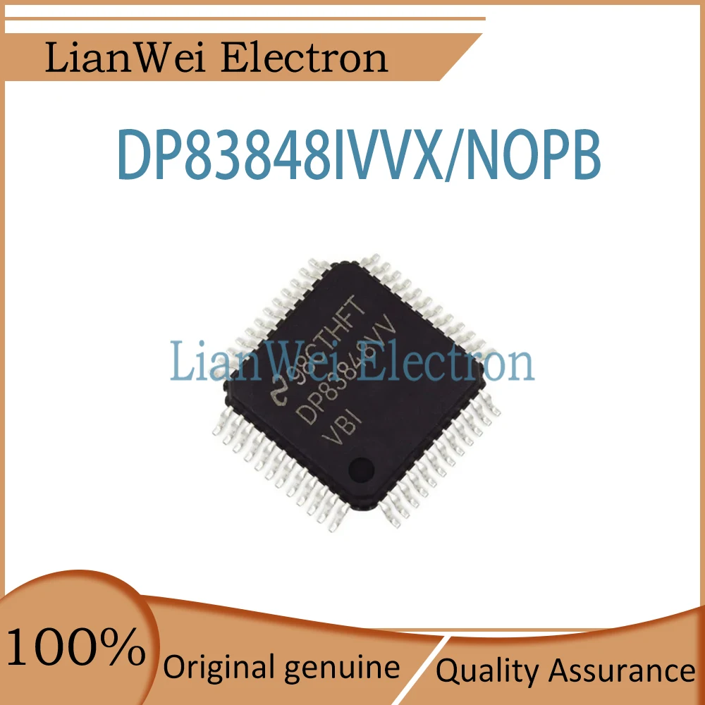 (1-10 Piece)100% New DP83848 DP83848IVVX/NOPB DP83848IVVX DP83848VV DP83848VVVBI IC Chipset LQFP-48