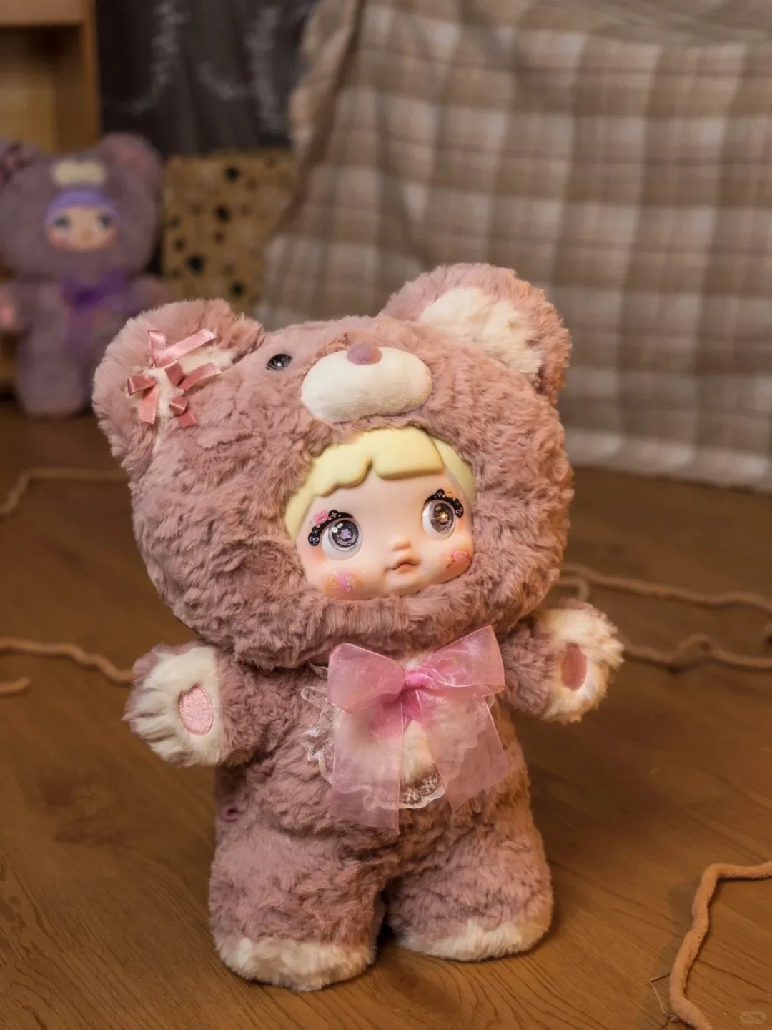 

Nommi Goodnight Bear 400% Series Blind Box Genuine Vinyl Doll Kawaii Decoration Fashion Mystery Box Collect Toys Birthday Gift