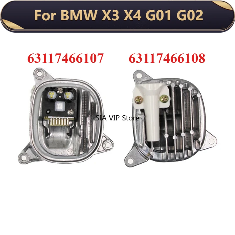 

For BMW X3 X4 G01 G02 OE 63117466107 63117466108 DRL Daytime Running Lights Front Lamp Control Module Unit Angel Eyes