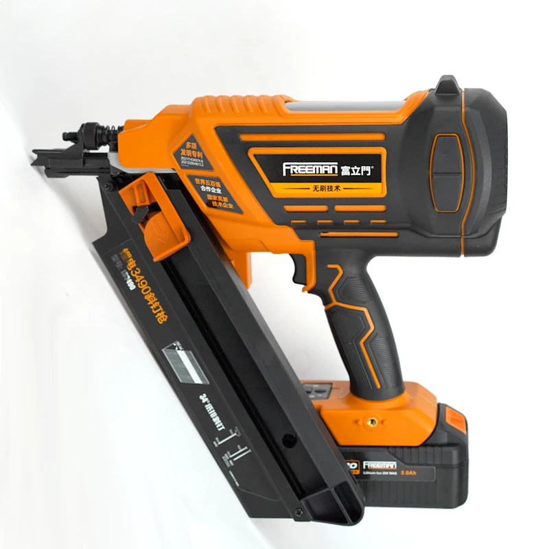 Freeman LD3490 34 graus 3 1/2 polegadas 20V Prego de estrutura sem fio