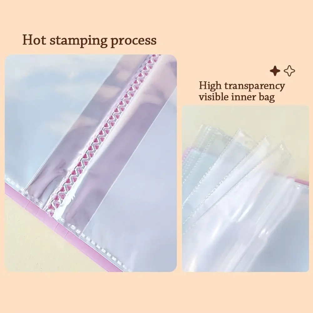 توفير المال 100 مغلف توفير المال تحدي النفط اللوحة فراشة مقاوم للماء توفير الموثق سعة كبيرة محمولة #4