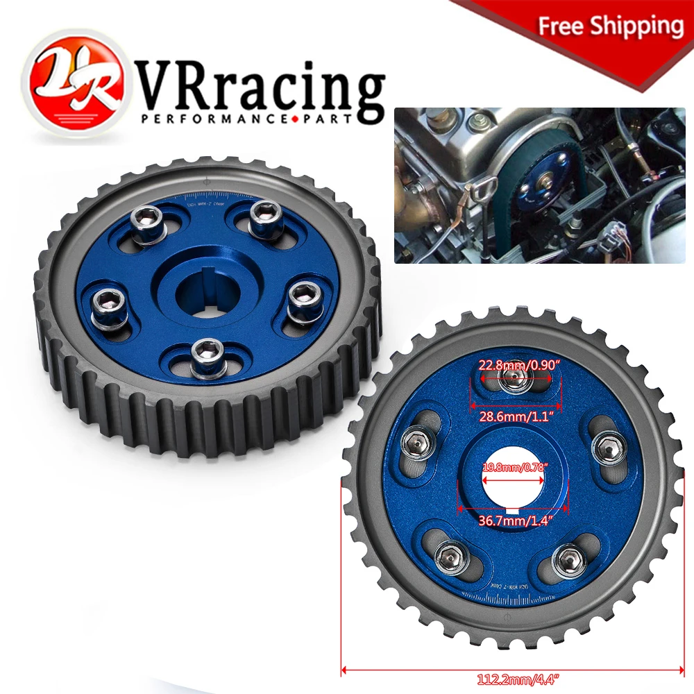 

FREE SHIP FOR HONDA SOHC D15/D16 D-SERIES ENGINE Adjustable Cam Gear Alloy Timing Gear CAM PULLEY PULLYS GEAR 1PCS