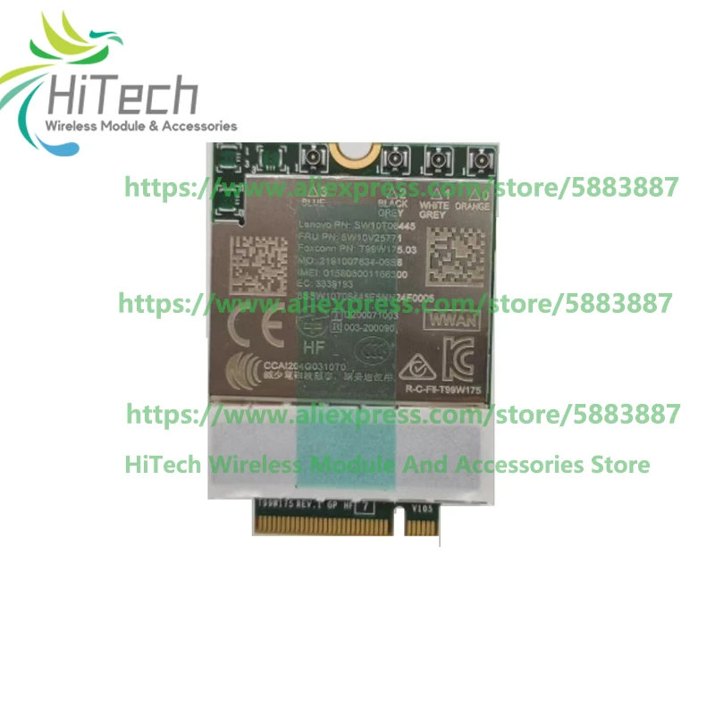 1/2PCS T99W175.03 Qualcomm 5G NR M.2 FRU 5W10V25771 X55 Modem For Yoga 5G-14Q8CX05 Laptop IdeaPad