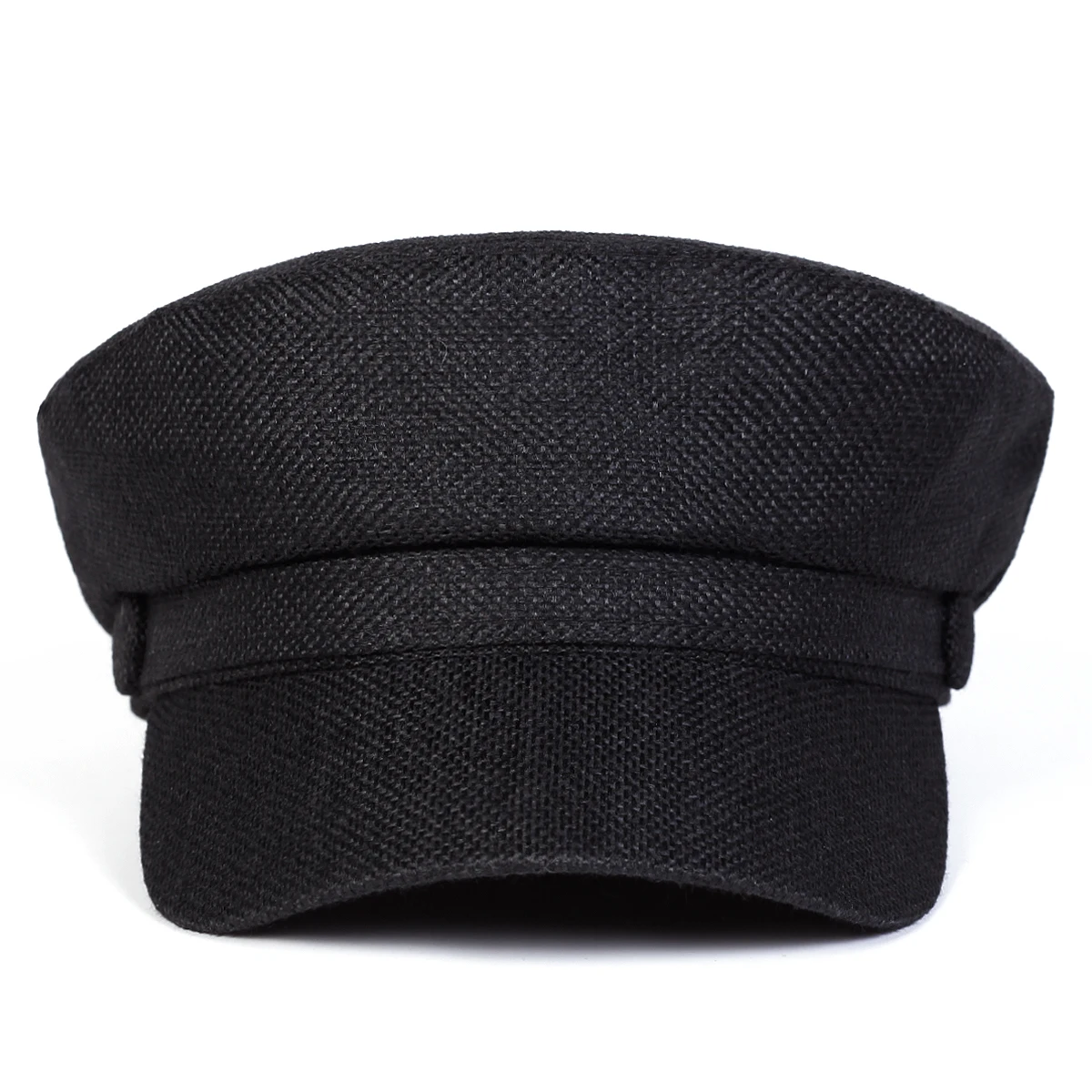 Unisex Einfarbig Militär Hüte Mode Flache Top Baseball Caps Für Frauen Outdoor Sport Kadett Sonnenschutz Hut – Detail 4