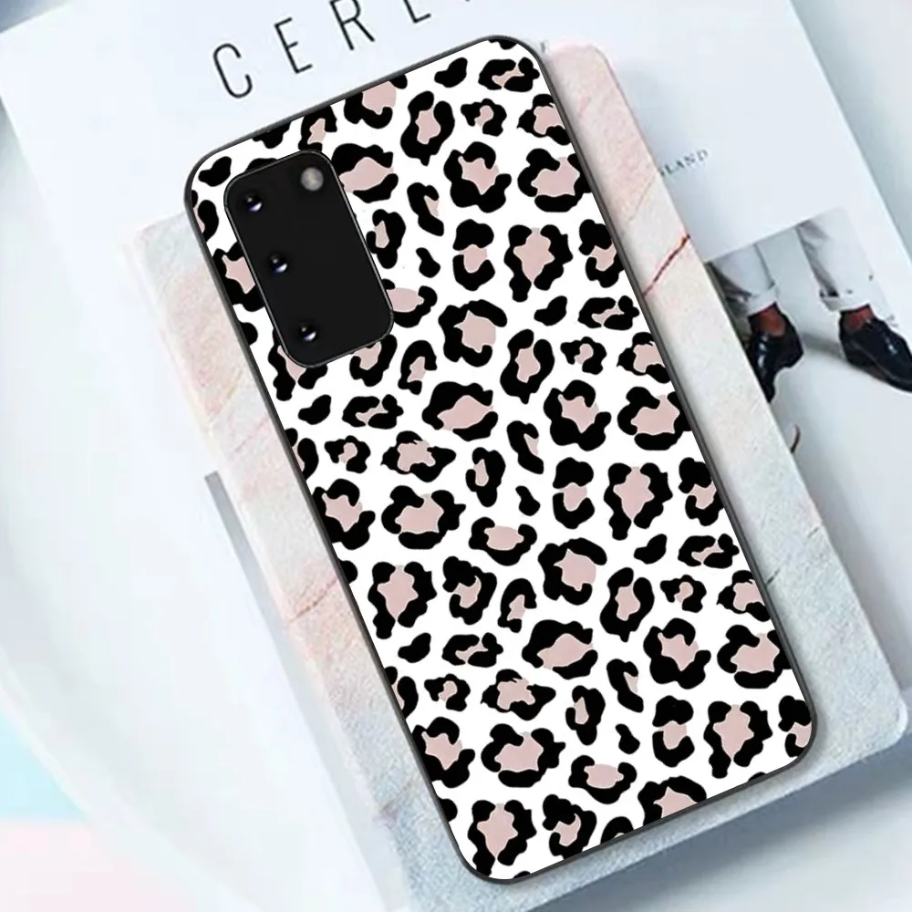 Leopard print Phone Case For Samsung S 9 10 20 21 22 23 30 23plus lite Ultra FE S10lite Fundas