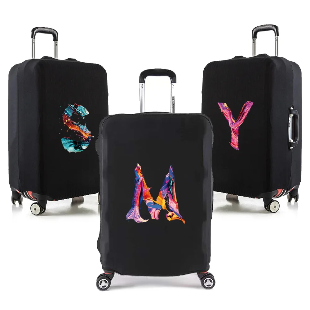

Paint Pattern 18-32 Inch Holiday Fashion Travel Accessories Luggage Case Elastic Sleeve Travel Essentials Trunk Lid