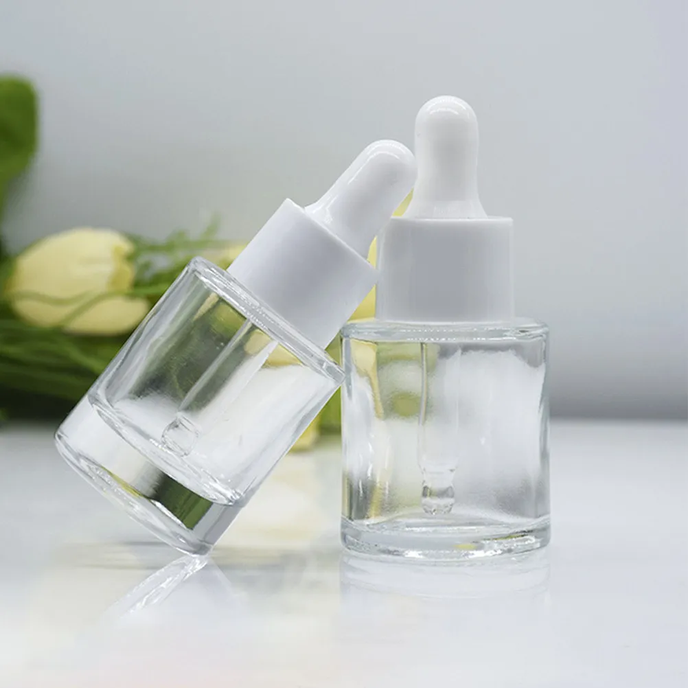 

20Pcs Essential Oil Dropper Bottles Clear Glass Refillable Leakproof Portable Small Dropper Bottles for Travel Aromatherapy