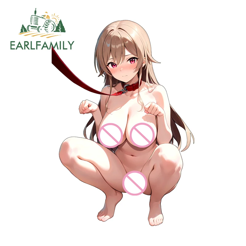 EARLFAMILY Nijisanji Tid Up ملصقات السيارات شخصية دراجة نارية عارية BDSM ملصق مضاد للمياه مقاوم للخدش الملحقات الخارجية #2