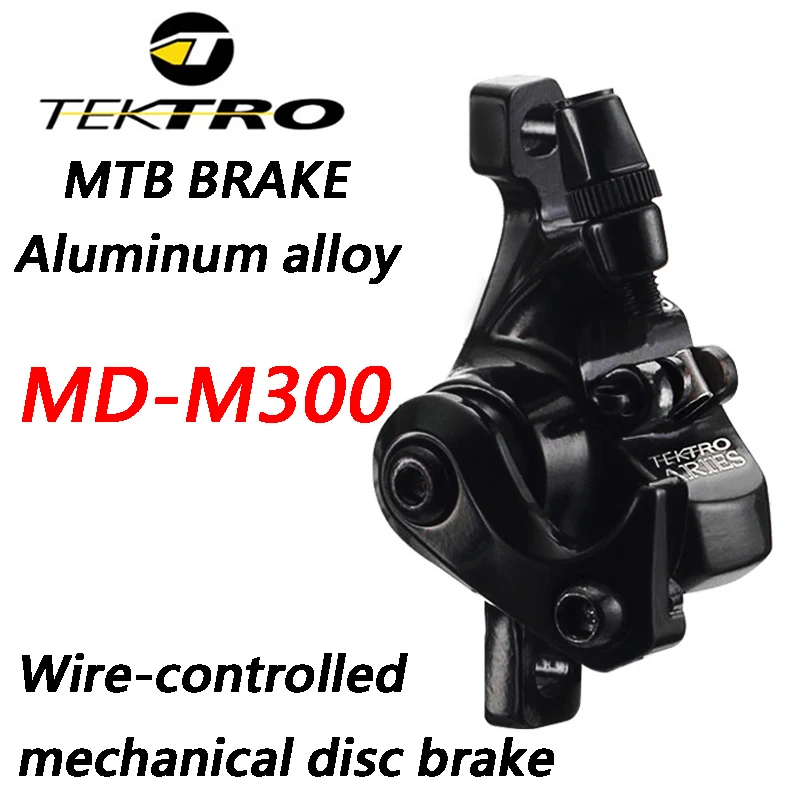 TEKTRO MD-M300 Bicycle Disc Brake Mountain Bike Mechanical Brake Clamp Wire Control Cable pull Disc Aluminum Alloy Accessories