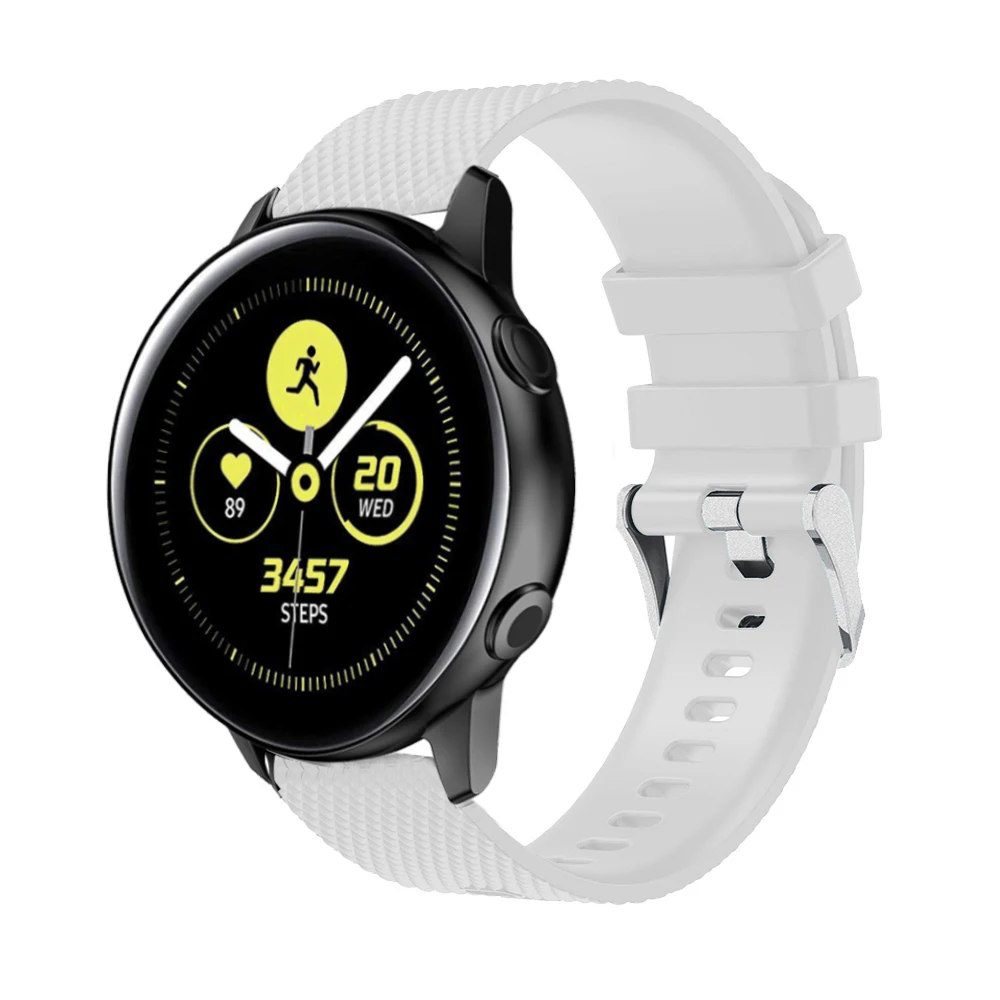 Wristband for Samsung Galaxy Watch 42mm Watch 3 41mm Strap Band Silicone 20mm Watchband for Samsung Gear S2 Wrist Strap Bracelet