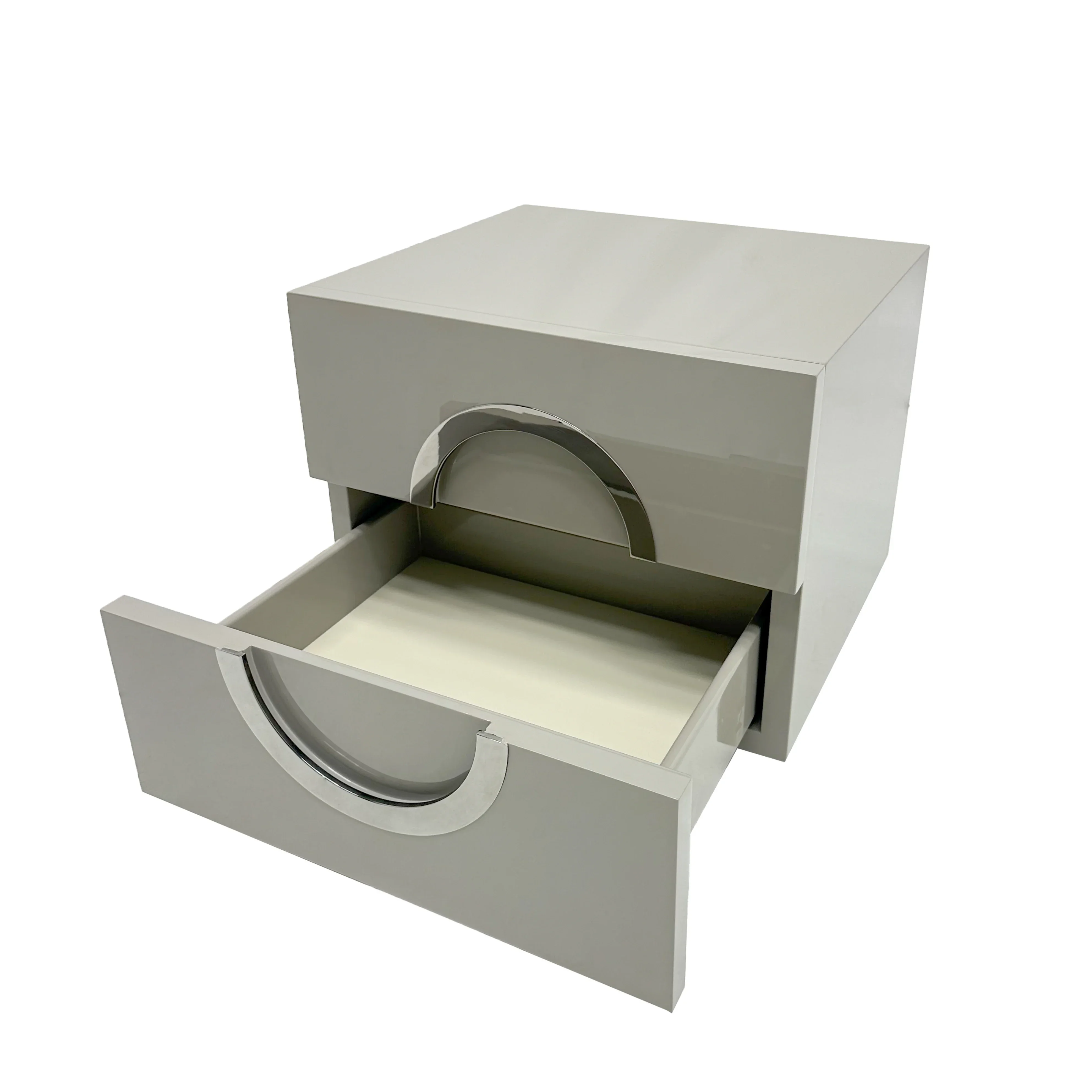 Hot SalesModern Simple Bedside Cabinet Bedroom Luxury Style Nightstand Light Paint With Drawer Night Table