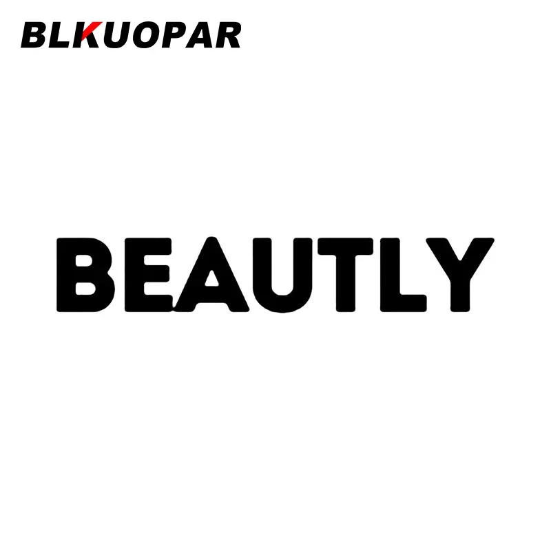 BLKUOPAR BEAUTLY autocollant de voiture imperméable à l'eau anti-rayures vinyle décalcomanie personnalité découpé moto climatiseur casque VAN