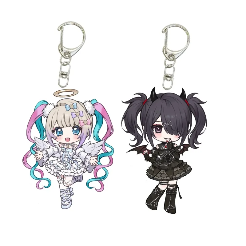 Llavero de Anime Needy Girl Overdose Angels Demons, Llavero Acrílico KAngel, Colgante Ame Chan, Accesorio Decorativo, Regalo