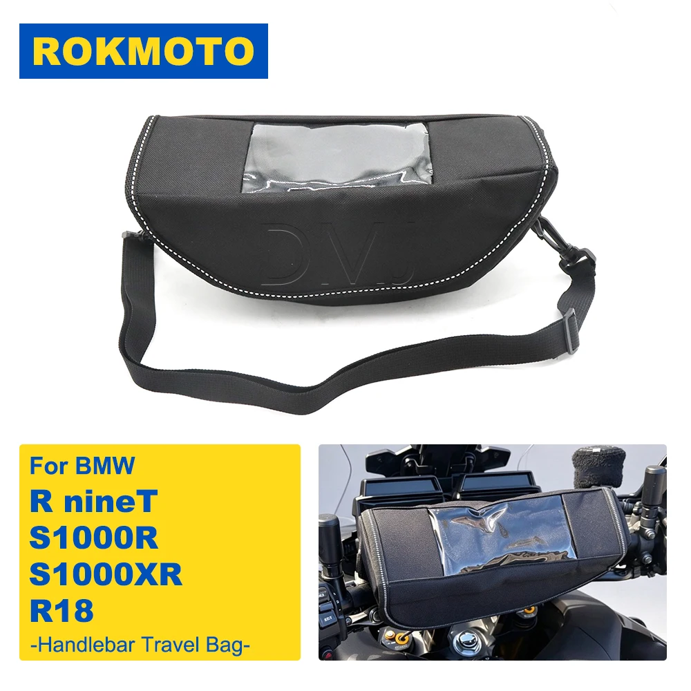 Motorcycle Handlebar Travel Bag Storage Bag Tool Bag For BMW R nineT S1000R S1000XR R18 F450GS R850GS