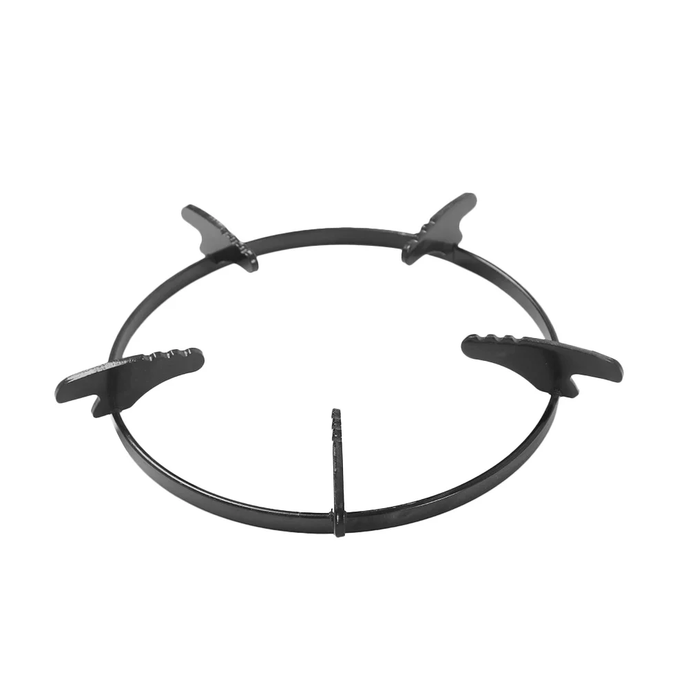 

Universal Black Metal Round Wok Gas Stove Bracket Pot Holders Kitchen Supply Heavy Duty Skid Resistance Suitable Home Hotel