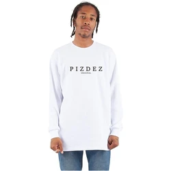 PIZDEZ ORIGINAL Long-Sleeve T-Shirts for Men With Inscriptions Autumn Style Black Cotton Tee Fashion Oversize Tops