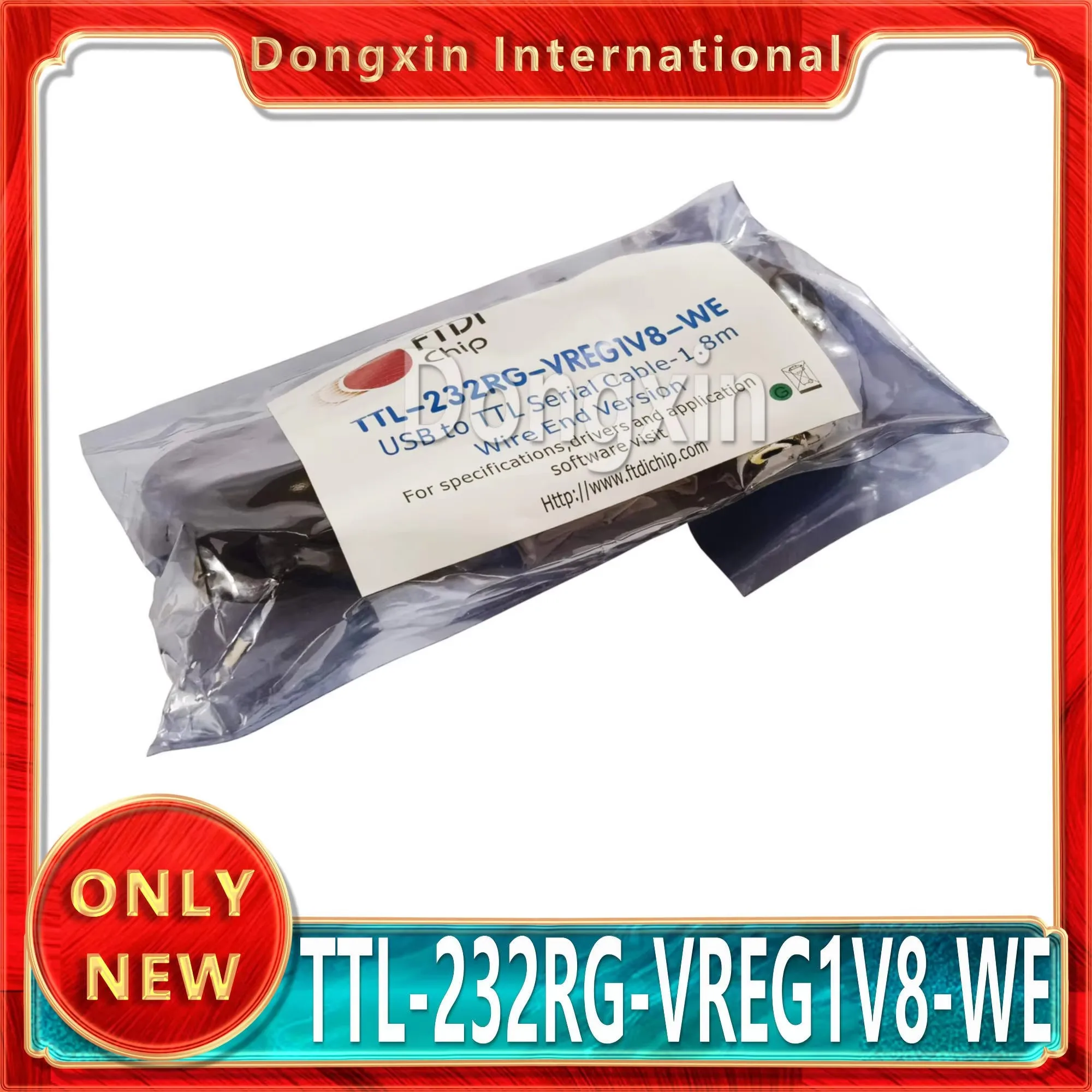 Official FTDI TTL-232RG-VREG1V8-WE TTL level UART signal 1.8 V data line