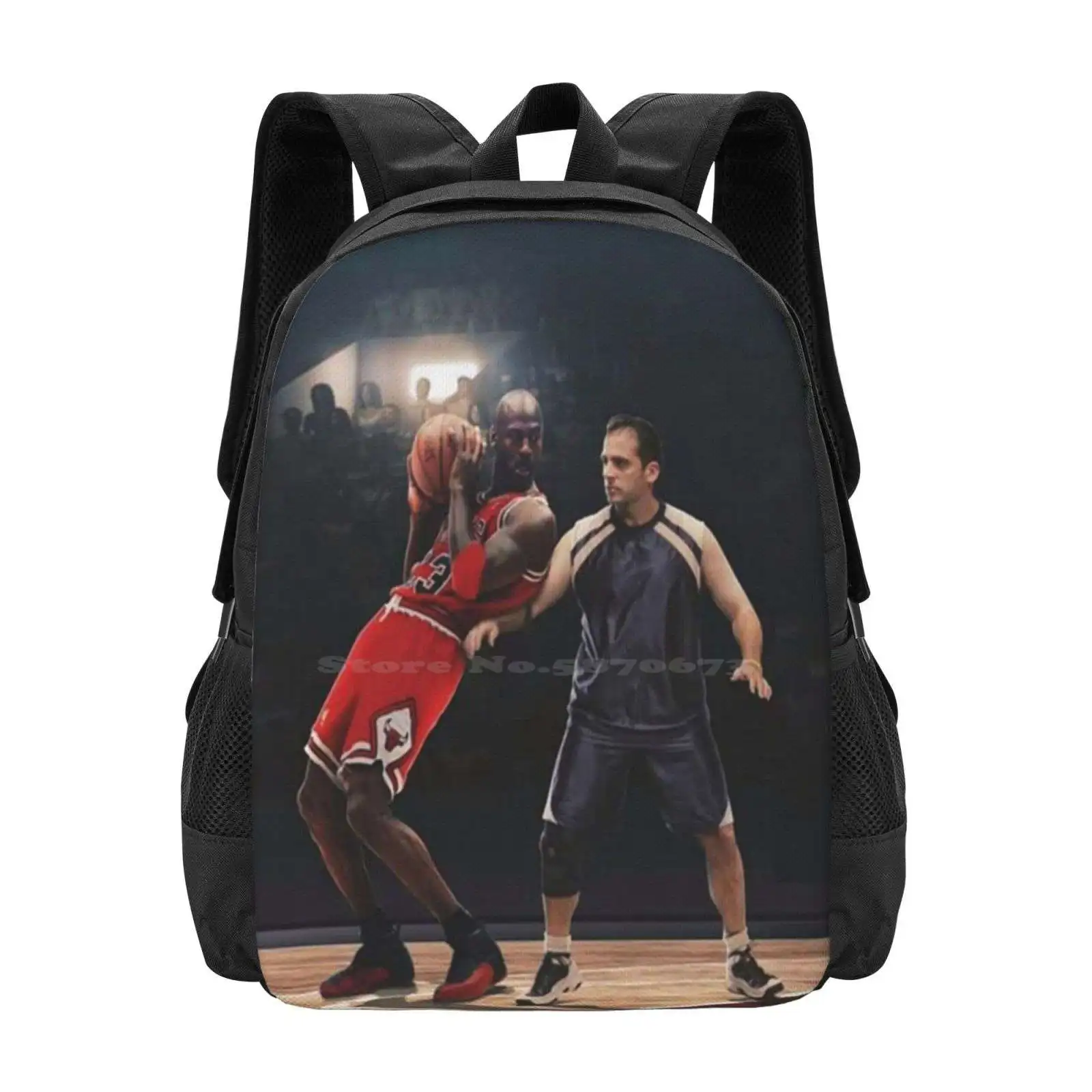 Bball Machine Hot Sale Schoolbag Backpack Fashion Bags Funny Bball Machine Michael Humor Basketball Trend