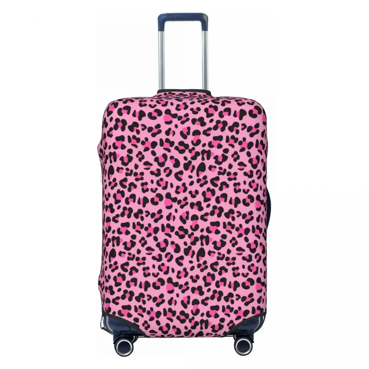 

Custom Animal Skin Leopard Print Travel Luggage Cover Washable Suitcase Cover Protector Fit 18-32 Inch